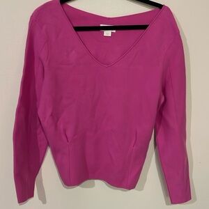 Maeve Anthropologie pink sweater